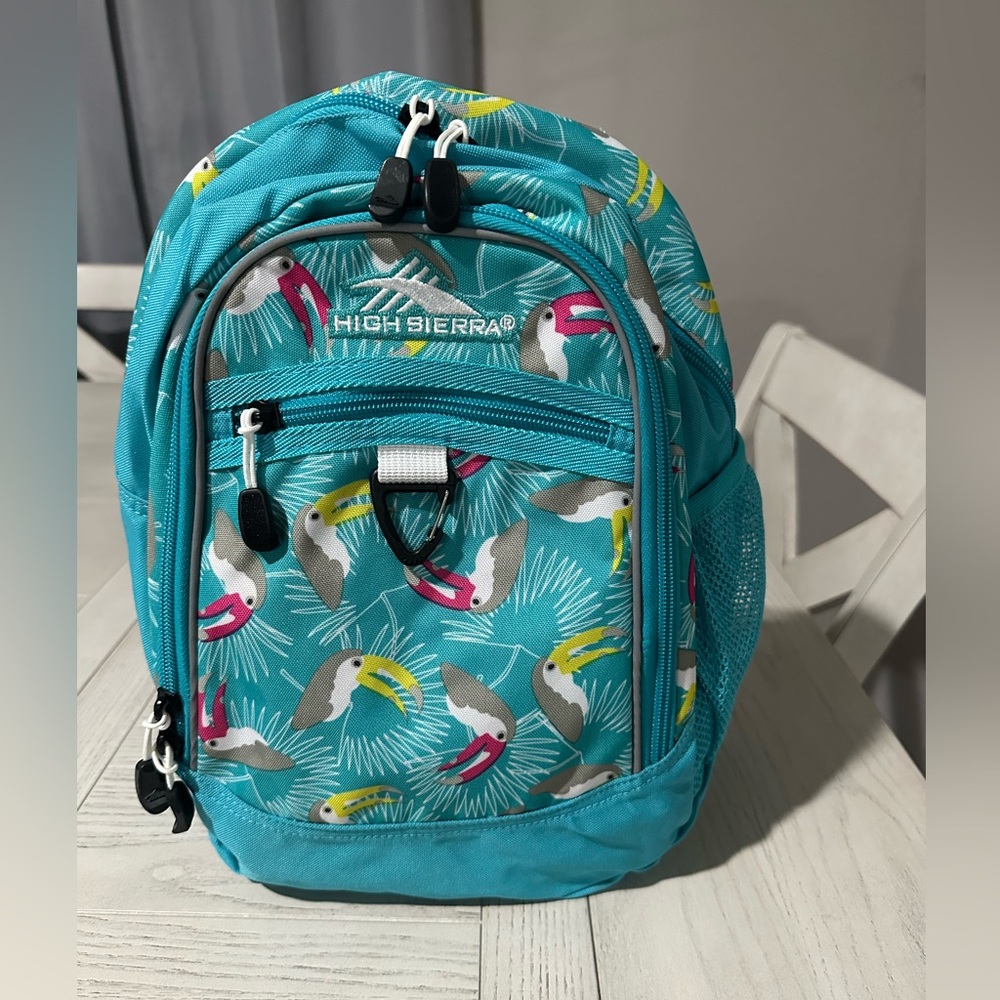 High Sierra Blue Floral Backpack Accessories